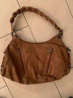 Nieuw camel beige echt leer handtas, Ophalen of Verzenden, Nieuw, Beige, Handtas