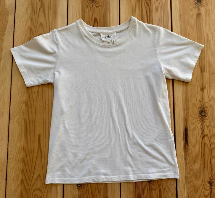 ba&sh Shirt / Tee - Basic Wit / Creme - Maat 0 (XS / Small), Kleding | Dames, T-shirts, Zo goed als nieuw, Maat 34 (XS) of kleiner