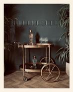 Vintage Serveerwagen - Bar Cart, Ophalen of Verzenden, Trolleywood, Info@trolley-wood.com, Tramkade 26