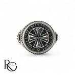 Tempeliers ring 925 zilver  – zegelring, 19 tot 20, Heer, Nieuw, Ophalen of Verzenden
