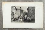 [Prent] Royat France 1845 J.D. Harding J.B. Allen Frankrijk, Antiek en Kunst, Ophalen of Verzenden