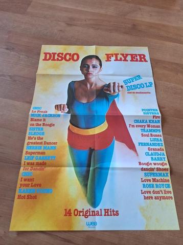 Promoposter Disco LP voor handelaren  beschikbaar voor biedingen