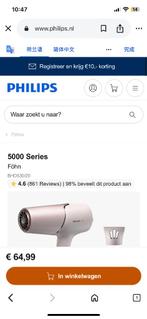 Philips Series 5000 - Hair dryer with diffuser, Ophalen of Verzenden, Nieuw, Haarverzorging