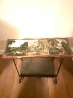 Tafel met Tegeltableau, Ophalen of Verzenden