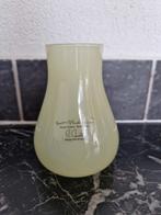 Groen glazen design vaasje vintage ikea, Gebruikt, Ophalen of Verzenden, Glas, Minder dan 50 cm