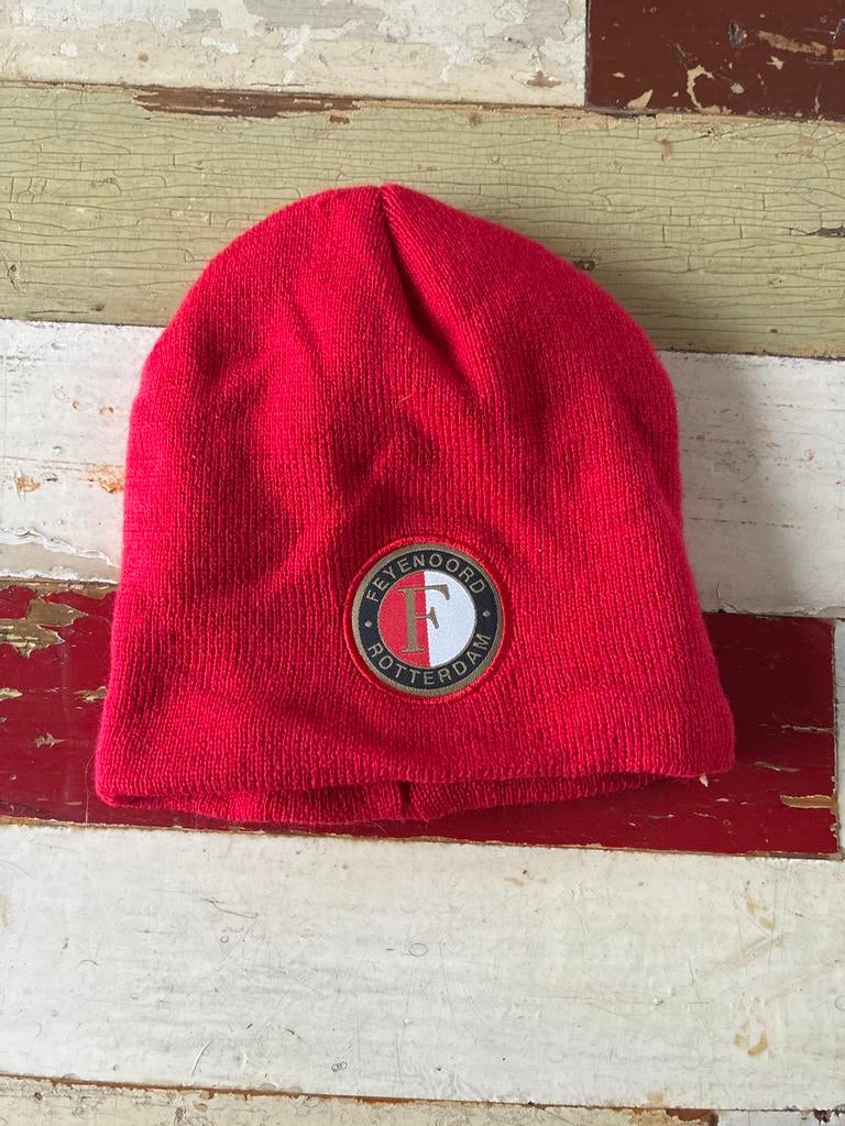 Feyenoord Kinder Muts - Warm Gevoerd, Ophalen of Verzenden, Zo goed als nieuw