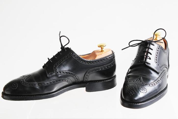 Het Summum! Crockett & Jones Duke Cordovan maat 7 E = 41, Kleding | Heren, Schoenen, Zo goed als nieuw, Veterschoenen, Zwart, Ophalen of Verzenden