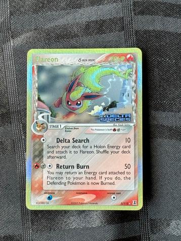 Flareon (Delta Species) 5/113 Delta Species Reverse Holo beschikbaar voor biedingen