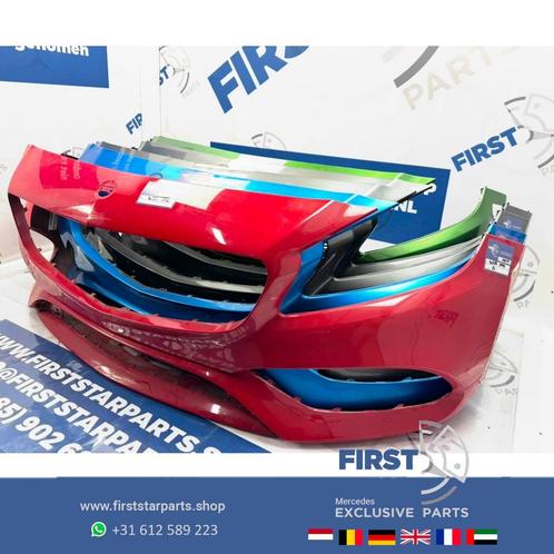 W176 BUMPER Facelift AMG VOORBUMPER 2013-2019 ROOD WIT ZWART, Auto-onderdelen, Carrosserie en Plaatwerk, Bumper, Mercedes-Benz