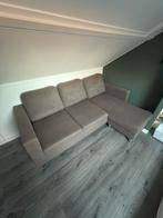 bank - Stof, Huis en Inrichting, Banken | Bankstellen, Ophalen, Gebruikt, Minder dan 75 cm, Hoekbank