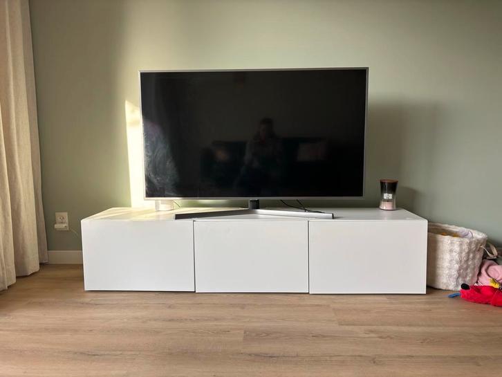 IKEA Besta wit Kast 180cm x 42 cm x 38 cm, Huis en Inrichting, Kasten | Televisiemeubels, Gebruikt, Minder dan 100 cm, 150 tot 200 cm