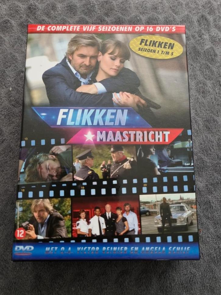 Flikken Maastricht DVD Box 1 t/m 5, Cd's en Dvd's, Dvd's | Tv en Series, Zo goed als nieuw, Thriller, Boxset, Vanaf 12 jaar, Ophalen of Verzenden