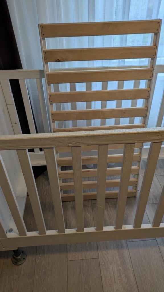 Ledikant wit stoer Babypark, Ophalen, Gebruikt, Ledikant