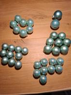 Mooie glazen mintgroene kerstballen!, Diversen, Kerst, Ophalen, Zo goed als nieuw