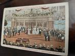 Inhuldiging Koningin Wilhelmina  te Amsterdam, Ophalen of Verzenden, Zo goed als nieuw, Nederland, Kaart, Foto of Prent