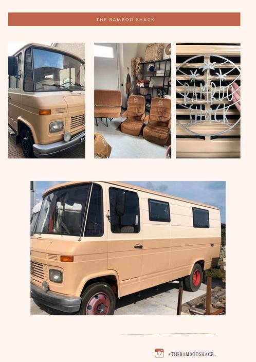 Mercedes 508D oldtimer bus uit 1972: opgeknapt project!, Caravans en Kamperen, Campers, Buscamper of Camperbus, Mercedes-Benz