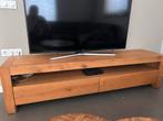 Massief Eiken TV Meubel - Stijlvol en Robuust, Ophalen, 150 tot 200 cm, Eikenhout, Zo goed als nieuw