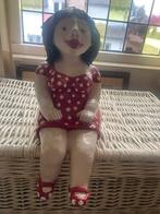 Keramiek Dikke Dame Beeld, Tuin en Terras, Ophalen, Gebruikt, Overige materialen, Mensenbeeld