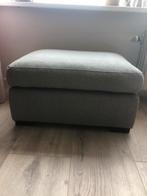 Grijze hocker van Sanders meubel I.Z.G.S., Ophalen, 75 tot 100 cm, Zo goed als nieuw, Stof