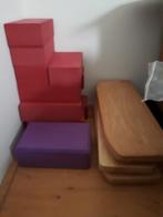 Yoga blokken en yoga zitbankjes, Sport en Fitness, Yoga en Pilates, Ophalen, Zo goed als nieuw, Yoga-accessoire