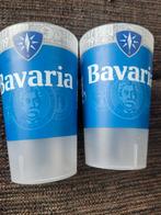 2 bavaria plastic drinkbekers bierglazen hard plastic, Ophalen of Verzenden, Zo goed als nieuw