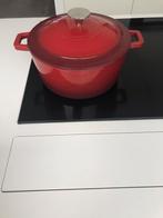 Brabantia gietijzeren ketel rood nieuw, Nieuw, Ophalen of Verzenden, Gietijzer