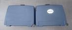 2 blauwe koffers van het merk Delsey, Gebruikt, 50 tot 60 cm, Hard kunststof, 55 cm of meer