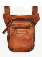 Hillburry, riem, heup /beentas, leer, cognac, biker, rocker, Nieuw met kaartje, Overige typen, Dames, Hillburry