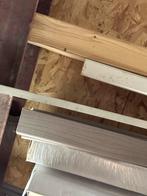 Grijze Eiken Plinten - 22 stuks, Doe-het-zelf en Verbouw, Hout en Planken, Minder dan 25 mm, Eiken, Nieuw, Ophalen of Verzenden