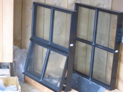 stalen ramen zwart, Doe-het-zelf en Verbouw, Glas en Ramen, Nieuw, Gevelraam of Ruit, Minder dan 80 cm, Minder dan 80 cm, Ophalen