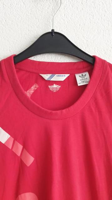 Adidas Rood Shirt Zonder Mouw Maat M beschikbaar voor biedingen