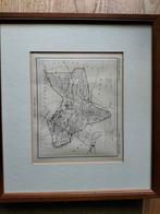 Ets Denekamp 1866 in lijst, Antiek en Kunst, Kunst | Etsen en Gravures, Ophalen of Verzenden