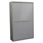 Kinnarps Rolluik Kast Lichtgrijs H197xB120xD45, Huis en Inrichting, Kasten | Roldeurkasten en Archiefkasten, Gebruikt, 100 tot 150 cm