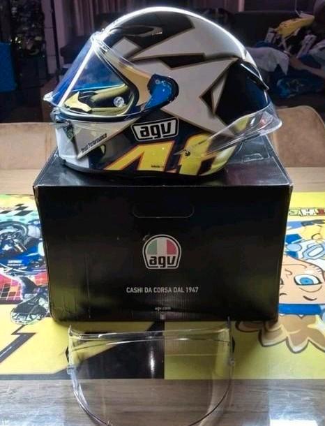 Agv pista replica Valentino Rossi XL Ece en Dot goedgekeurd., Motoren, Kleding | Motorhelmen, Dames, Heren, Kinderen, Integraalhelm