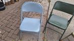 Stoelen  staal amerkaans model WW 2, Ophalen of Verzenden, Overige soorten, Nederland, Mes of Dolk
