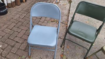 Stoelen  staal amerkaans model WW 2 beschikbaar voor biedingen