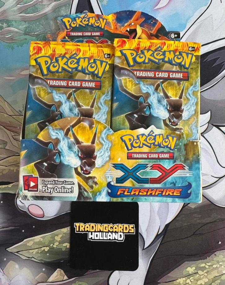 Pokemon XY Flashfire Booster Packs Factory Sealed Boxbreak, Hobby en Vrije tijd, Verzamelkaartspellen | Pokémon, Nieuw, Booster