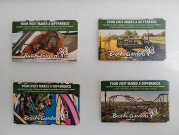 4x Entree tickets Busch Gardens (Tampa) beschikbaar voor biedingen