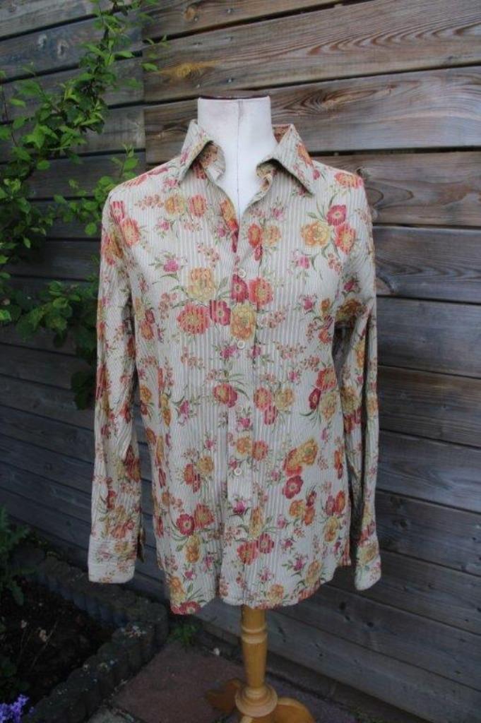 Blouse licht bruin/ kleur Philip Handsome mt L Vaste prijs A, Kleding | Dames, Blouses en Tunieken, Zo goed als nieuw, Maat 42/44 (L)