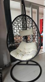 Zwarte hangstoel swing met standaard - 200x95x95cm, Ophalen, Nieuw