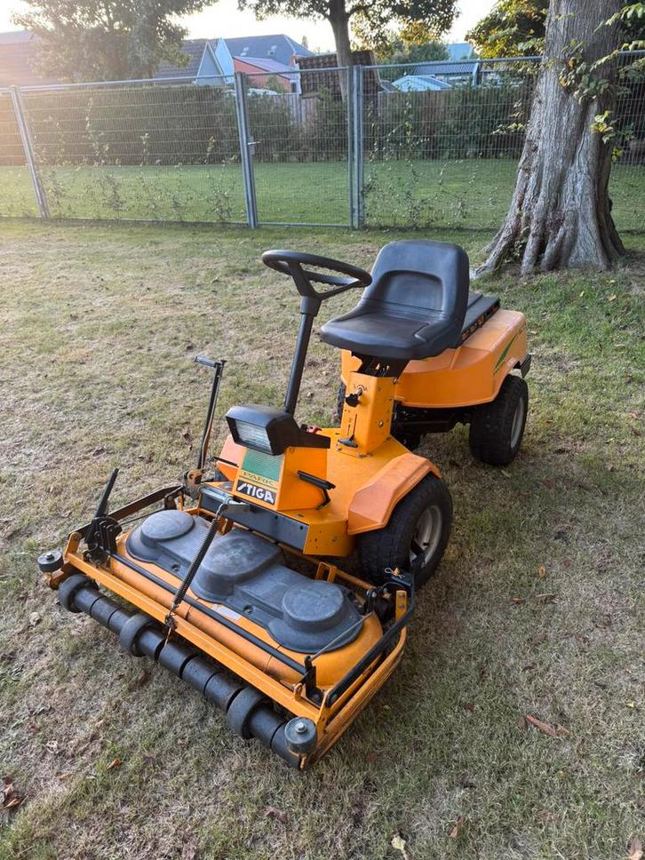 Nette en goed werkende stigapark!, Tuin en Terras, Zitmaaiers, Gebruikt, 90 tot 120 cm, Ophalen