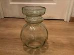 Glazen groene bolkap, Ophalen of Verzenden, Minder dan 50 cm, Groen, Glas