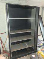 Stalen Kast - Deuren sluiten en openen niet meer, Gebruikt, 100 tot 150 cm, Meerdere deuren, Ophalen of Verzenden