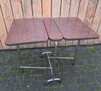 Vintage  klaptafel formica, Ophalen, Gebruikt, Rechthoekig, 50 tot 100 cm