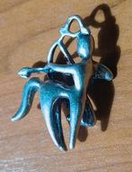 Vintage Boogschutter hanger zilver, Ophalen of Verzenden, Zilver
