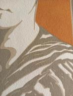 Frank Rosen lino litho 1934! Warhol Stijl origineel., Antiek en Kunst, Kunst | Litho's en Zeefdrukken, Verzenden