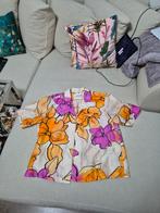 Fabienne Chapot blouse met bloemenprint, korte mouw, Kleding | Dames, Maat 38/40 (M), Overige kleuren, Ophalen of Verzenden, Zo goed als nieuw