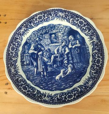 Delfts Blauw Wandbord La Louvière Belgium Vintage beschikbaar voor biedingen