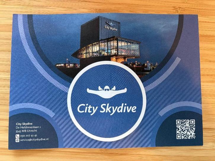 Cadeaubon Skydive, Tickets en Kaartjes, Kortingen en Cadeaubonnen, Eén persoon, Overige typen, Cadeaubon