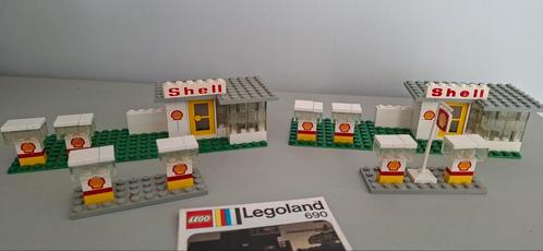 Lego vintage set 690 Shell tankstation, Kinderen en Baby's, Speelgoed | Duplo en Lego, Gebruikt, Lego, Losse stenen, Ophalen of Verzenden